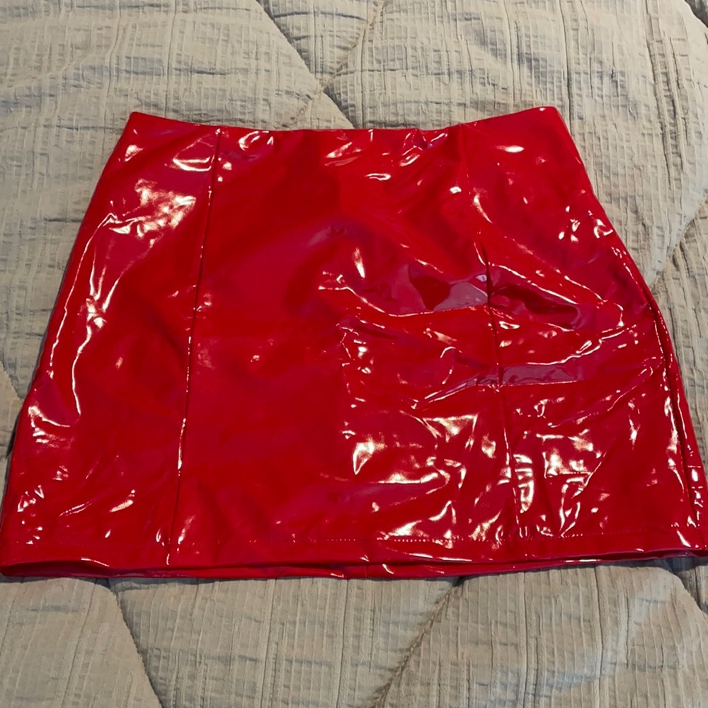 Pleather skirt